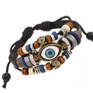 Armband-Lederen-oog